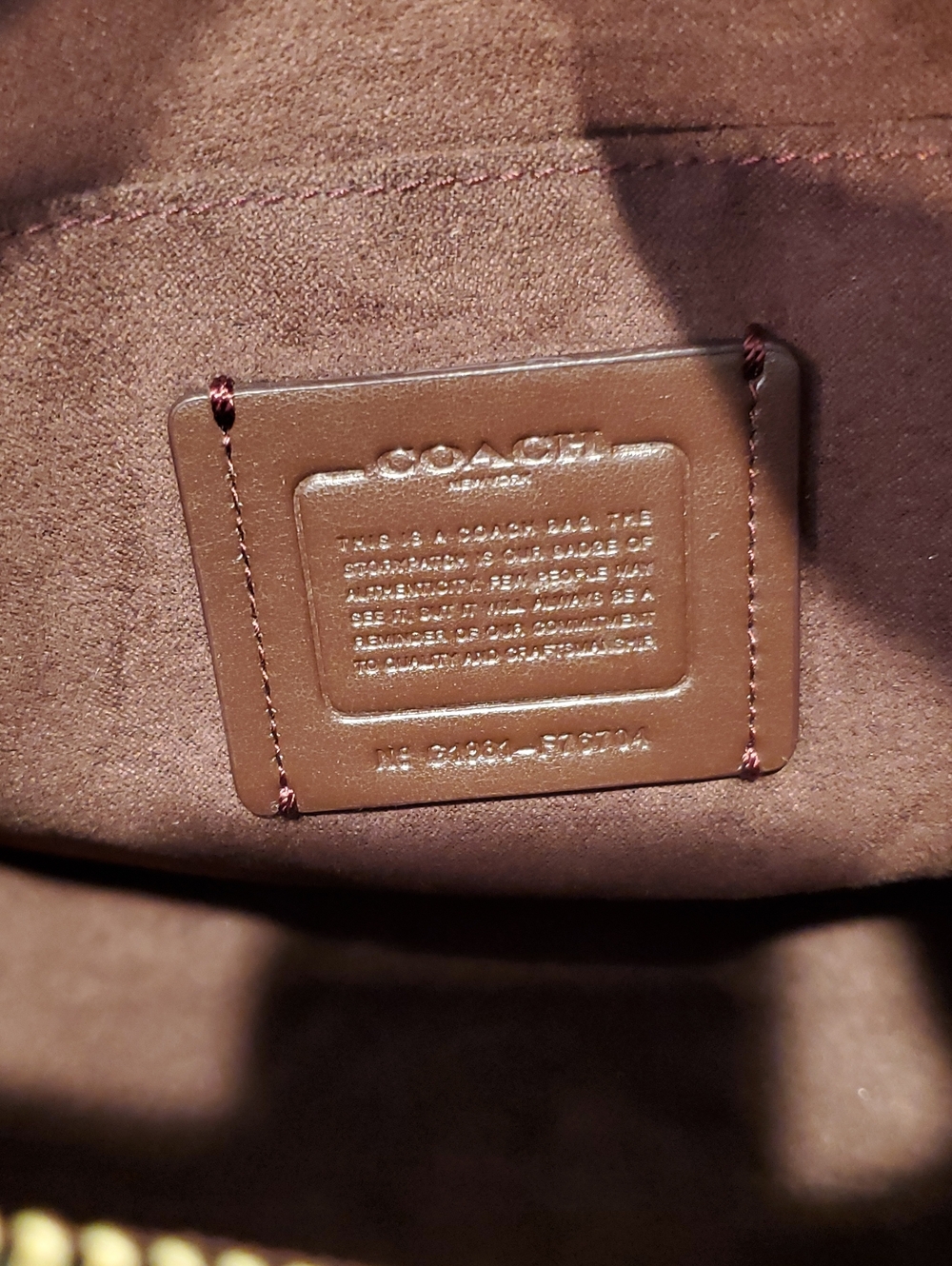 Coach Signature Embroidered Zoe Carryall - Picture 9 of 15